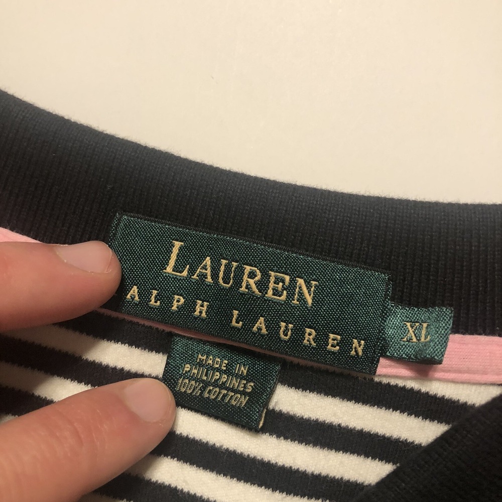 Lauren Ralph Lauren 100% Cotton Polo Crest Logo Men's Size XL - Picture 8 of 9